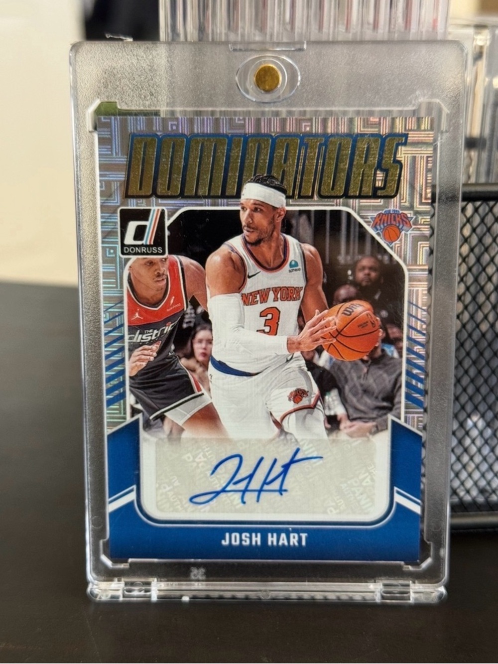 2024-25 Panini Donruss - Dominators Autographs Josh Hart #DA-JHK /99 (AU)